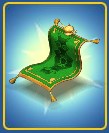 Aladdin's Flying Carpet Chair Green