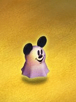 Halloween Mickey Ghost Orange