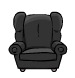 Plush Gray Chair