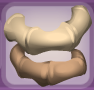 Soft Orange Bamboo Bracelet with Tan Trim.png