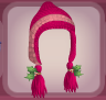Ruby Pink Tassled Knit Hat.png