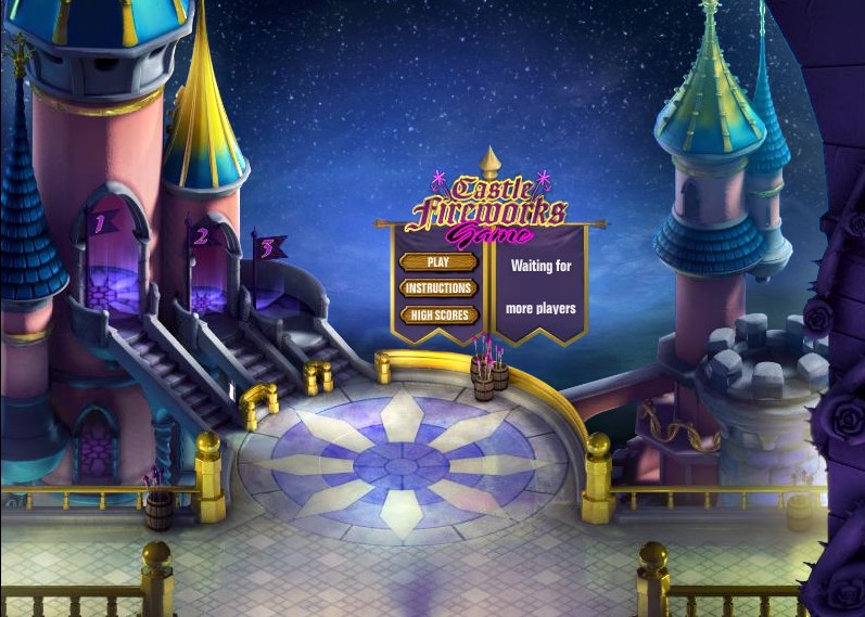 Castle Fireworks Game Lobby
