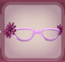 Thistle Pink Flower Sunglasses.png