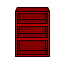 Red Bookcase