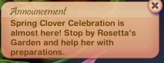 Announcement