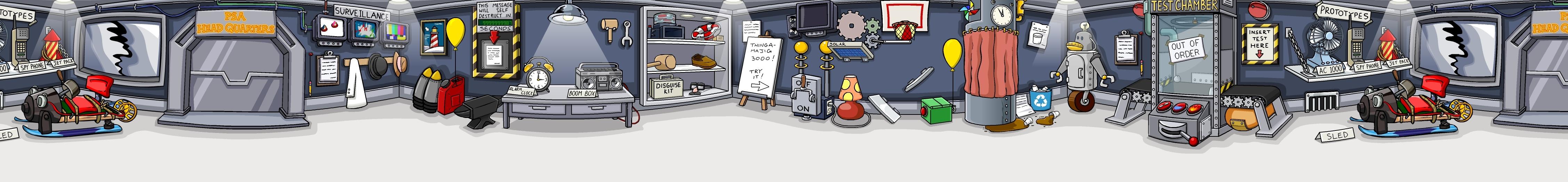 Gadget Room Panorama<br>(Click to enlarge)