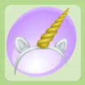 Never Gold Never Unicorn Horn.png