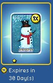 Snowman Magic Pin Single Use