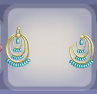 Sunglow Yellow Shimmery Hoops.png