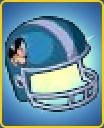 Football Helmet Teal
