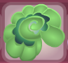 Spearmint Green Little Lily Pad Barrette.png