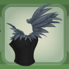 Raven Black Raven Costume Top with Slate Gray Trim.png