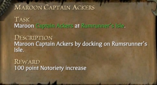 MAROON CAPTAIN ACKERS