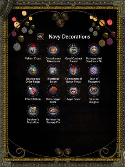Navy Decorations