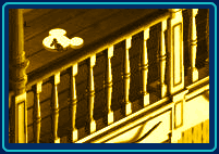 Golden Horseshoe Balcony Hidden Mickey