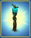 Tangaroa-Ru Tiki Idol Cyan