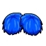 Blue Pom-Poms