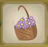 Beetle Brown Frilly Flower Tote.png