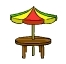 Umbrella Table