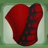Ladybug Red Morpho Butterfly Top with Raven Black Trim.png