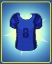 Football Player Shirt Blue