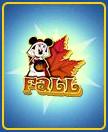 Fab 5 Fall Leaves Minnie Pin
