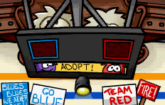 Scoreboard advertisements changing