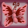 Scarlet Red Butterfly Plush.png