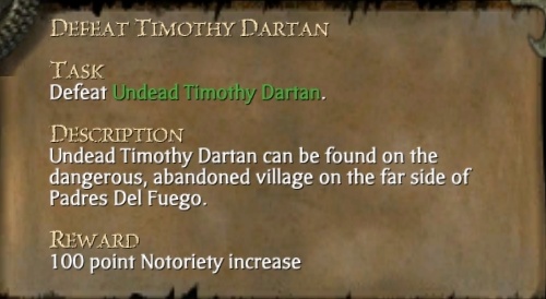 DEFEAT TIMOTHY DARTAN