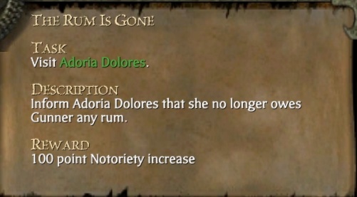 THE RUM IS GONE