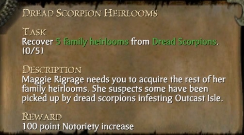 DREAD SCORPION HEIRLOOMS
