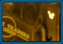 Star Trader's Shop Wall Hidden Mickey