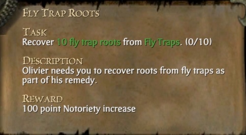 FLY TRAP ROOTS