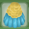 Celestial Blue Hummingbird Skirt.png
