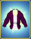 Jacket with T-Shirt (Dark Purple)