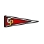 Red CP Pennant