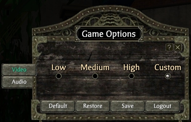 Video Options