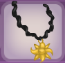 Raven Black Sunburst Necklace with Yellow Trim.png
