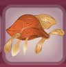Pumpkin Orange Fluffy Fish Pillow.png