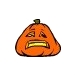 Jack-O-Lantern Sad