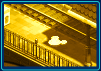 Town Square Train Stop Hidden Mickey