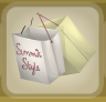Ivory White Shopping Bags with Sparkling Yellow Trim.png