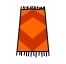 Rectangle Rug (Orange)