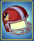 Football Helmet Red