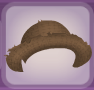 Coconut Brown Straw Brim Hat.png
