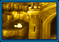 Castle Gardens Left Hidden Mickey