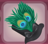 Thundercloud Gray Peacock Plume Fascinator.png