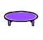 Purple Coffee Table