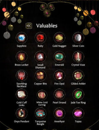 Valuables