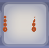 Pumpkin Orange Button Earrings.png
